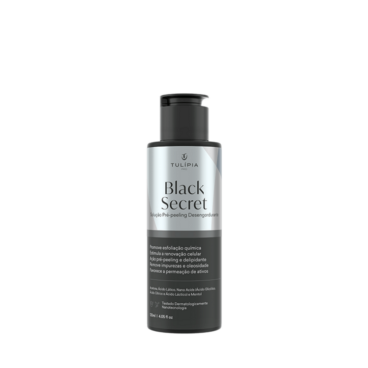 Black Secret Solução Pré-peeling Desengordurante 120ml