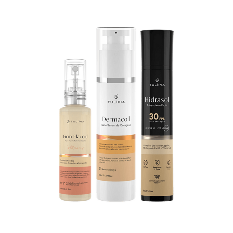 Kit Dermocosméticos para Flacidez Home Care 3 itens