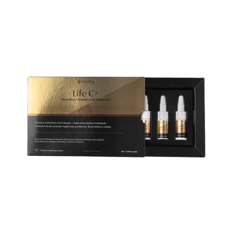 Life C+ Monodose Clareadora de Vitamina C 4 ml 5 Ampolas