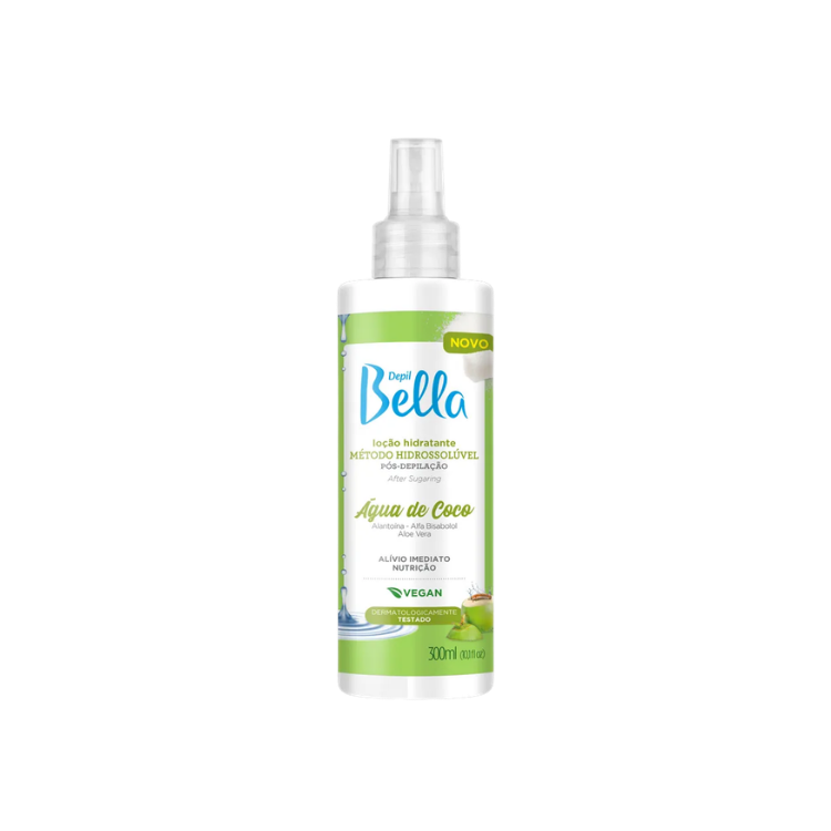 Loção Hidratante Pós-Depilação Método Hidrossolúvel Depil Bella 300ml