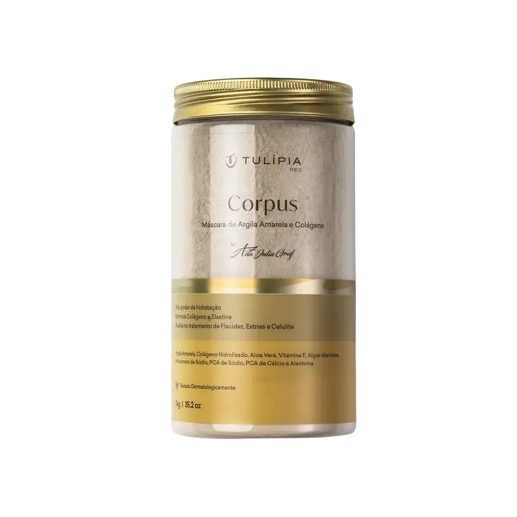 Corpus Máscara de Argila Amarela e Colágeno 1kg