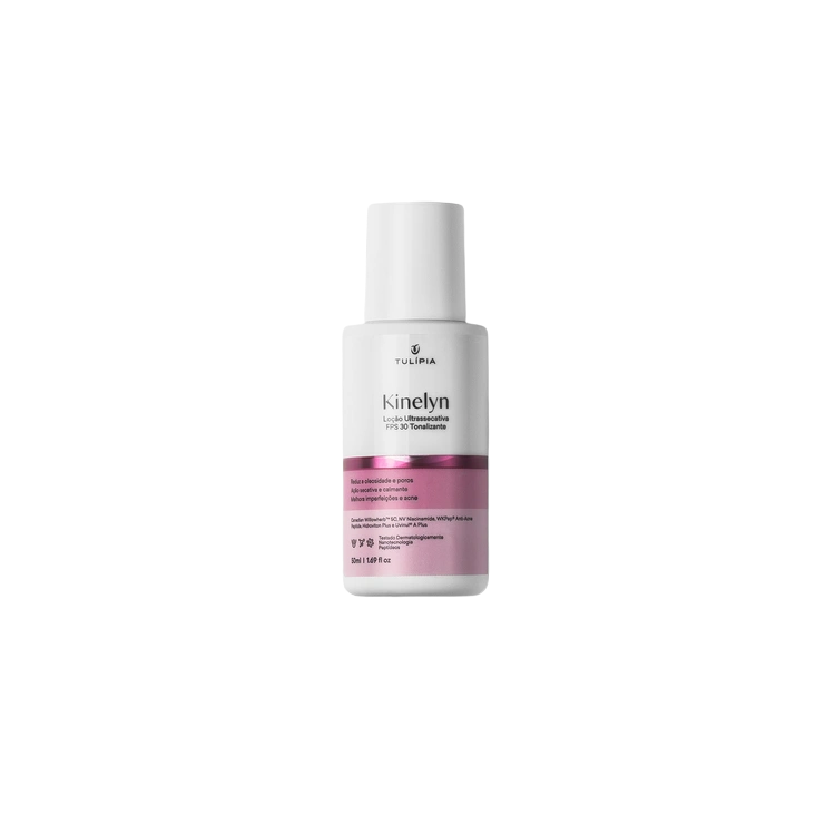 Kinelyn Loção Ultrassecativa FPS 30 Tonalizante 50ml