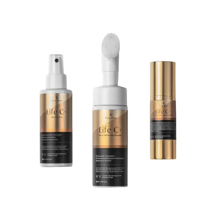 Kit Dermocosméticos de Vitamina C Home Care 3 itens